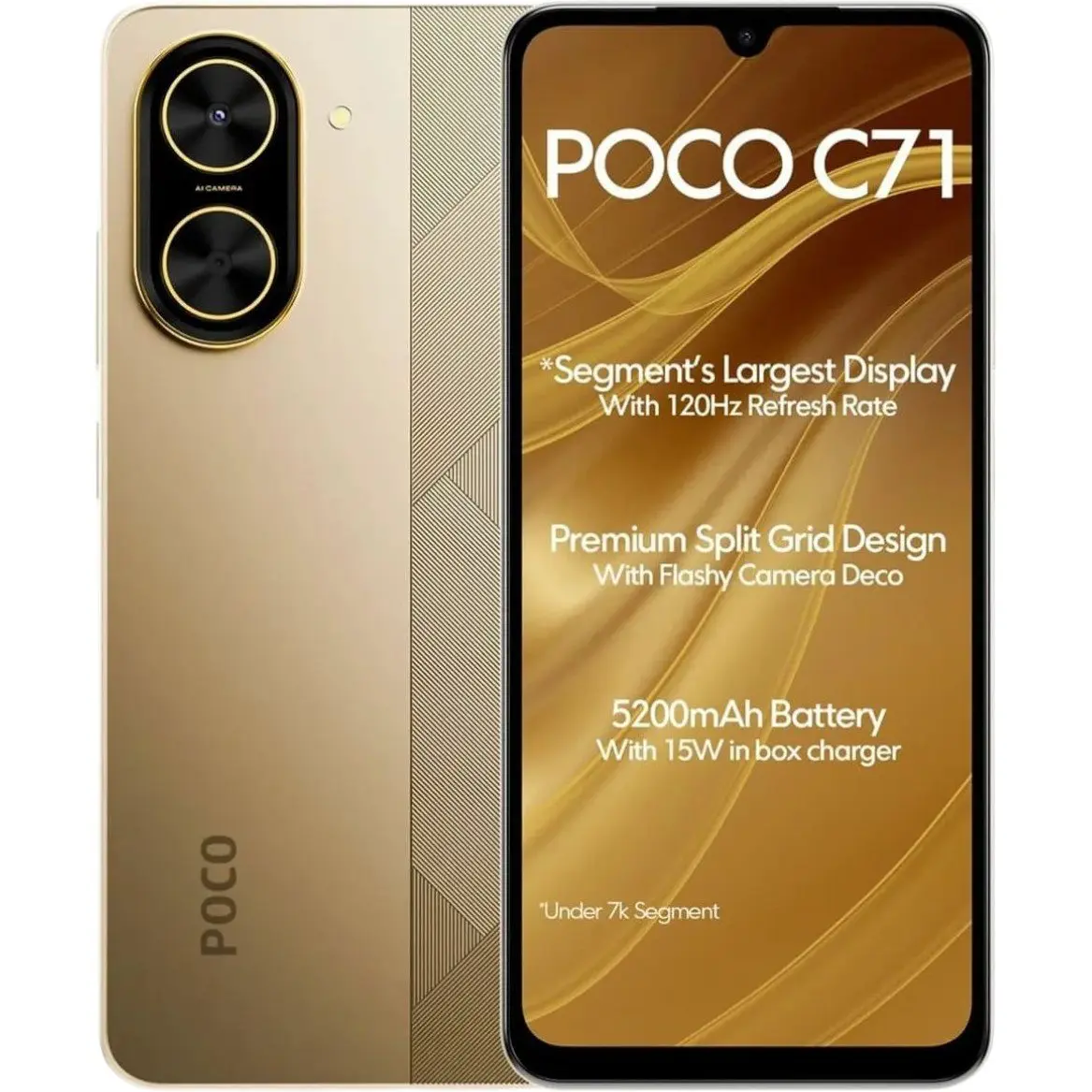 POCO C71 ブラック 4GB RAM 128GB ROM Xiaomi Poco C71 4G 128GB ROM 4GB RAM Dual SIM GSM Unlocked