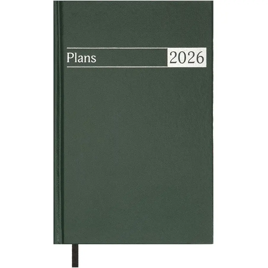 Фото - Ежедневник Buromax Щоденник датований  Urban  A5 бумвініл зелений   2026(BM.21169-04)