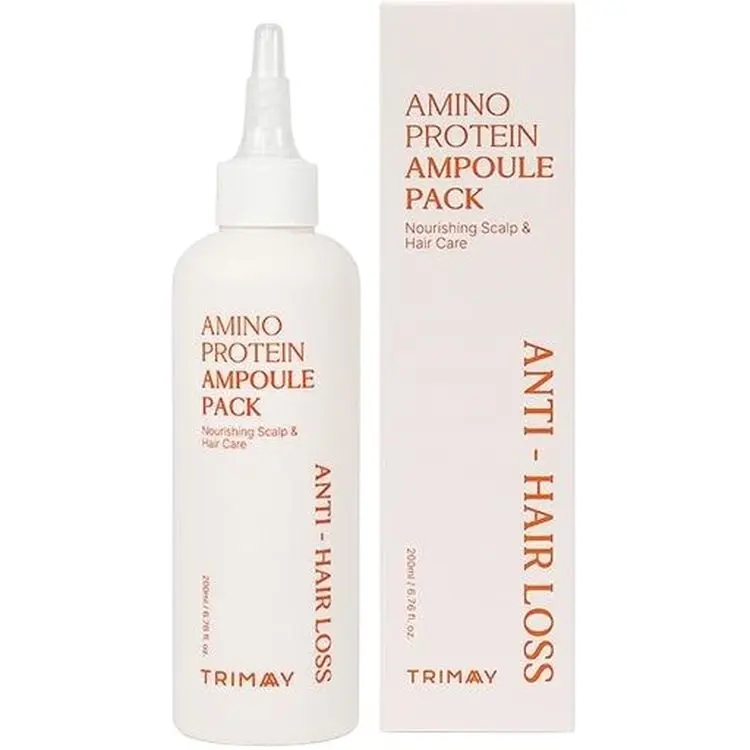 Фото - Крем і лосьйон Протеїнова ампульна маска Trimay Anti-Hair Loss Amino Protein Ampoule Pack проти випадіння волосся 200 мл