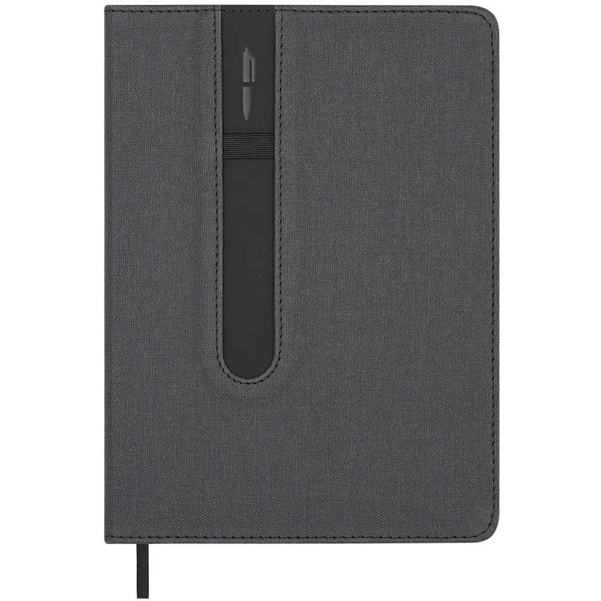 Фото - Ежедневник Buromax Щоденник датований  Elegante  A5 штучна шкіра/поролон чорний   2026(BM.21113-01)