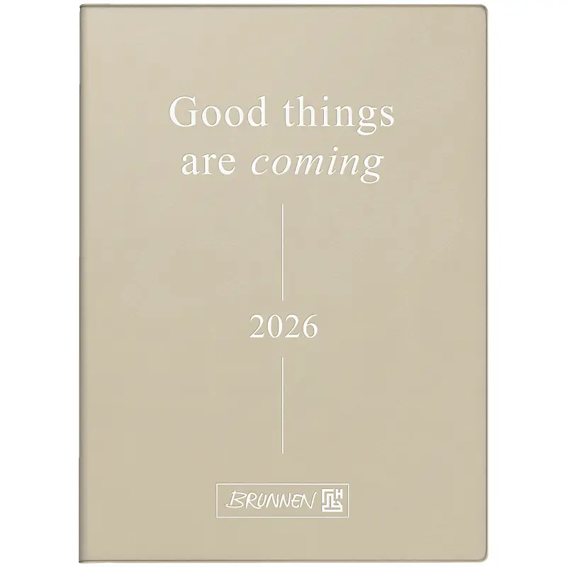Фото - Ежедневник BRUNNEN Щоденник   Стандарт Torino Trend бежевий   2026(73-795 38 096)