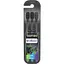 nabir-zubnykh-shchitok-biomed-black-serednoi-zhorstkosti-3-sht
